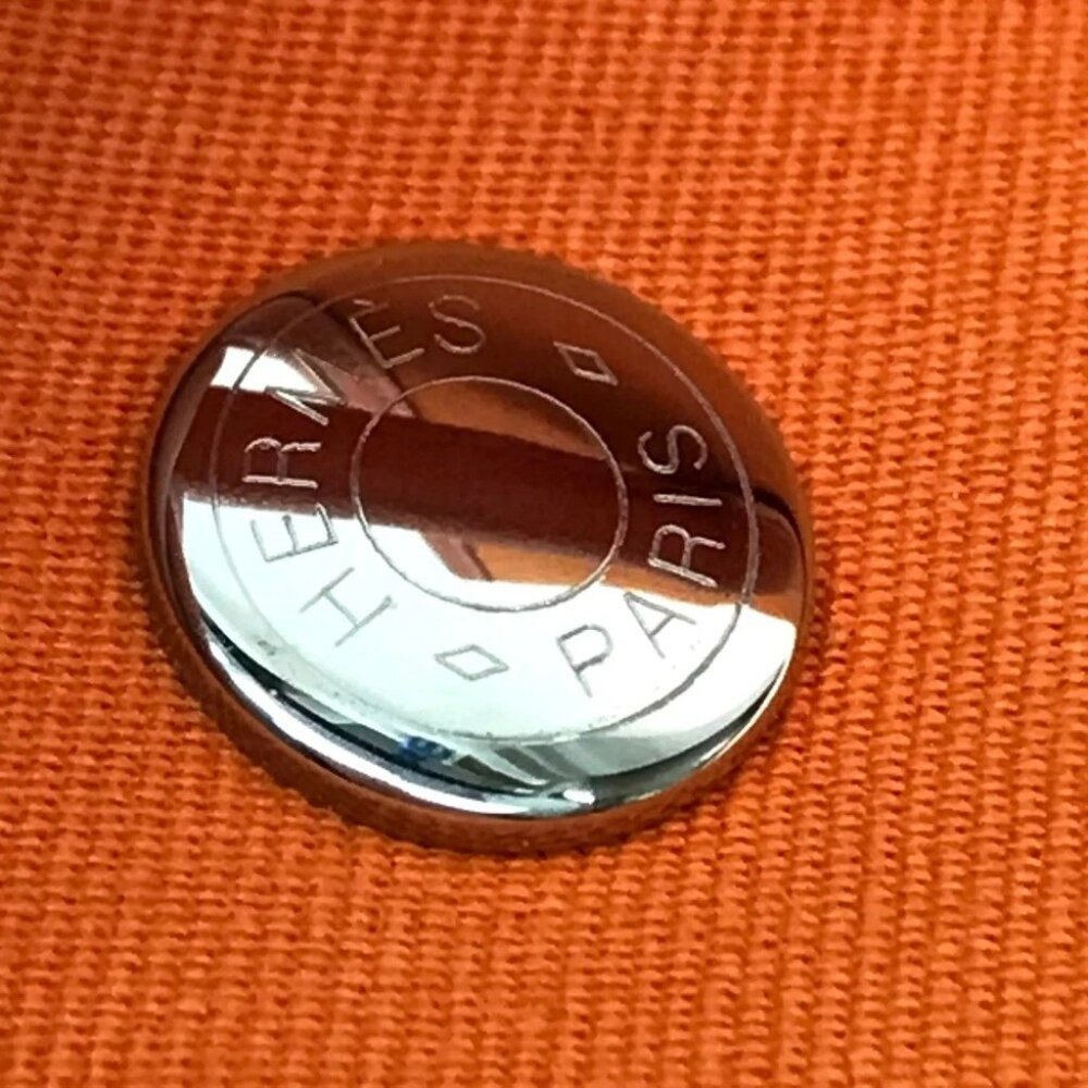 HERMES Garden party PM Shoulder Bag Tote Bag Toile Offic xLeather Orange - Picture 13 of 14